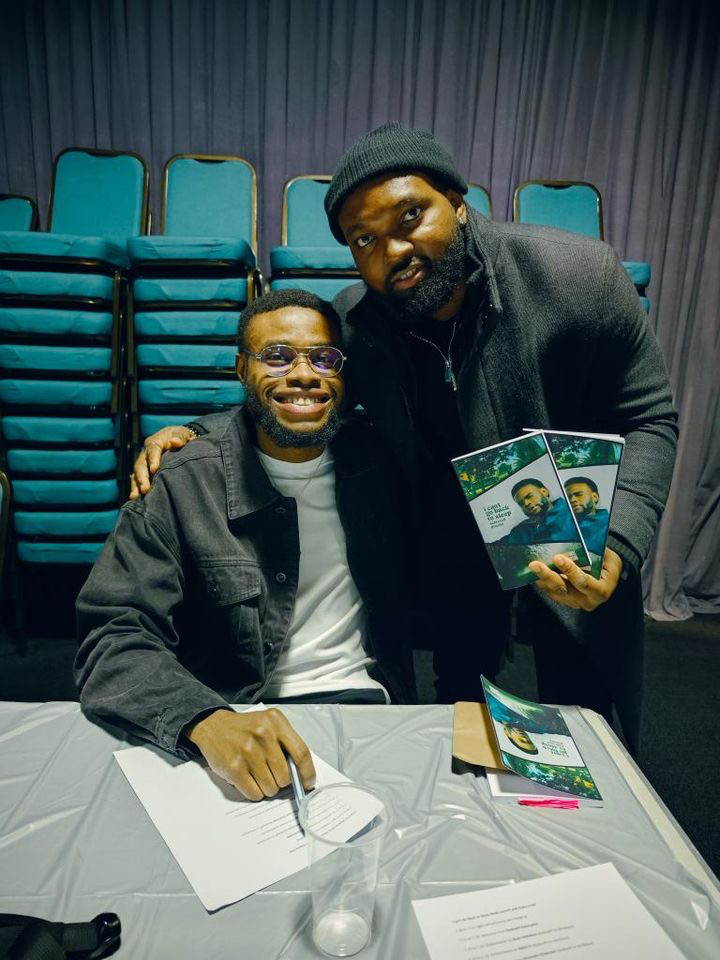 A photo from my book launch