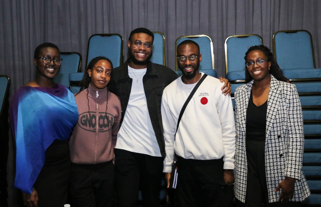 A photo from my book launch