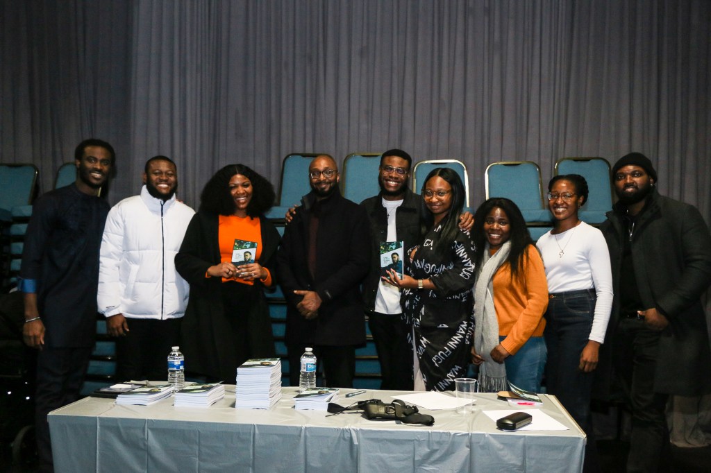 A photo from my book launch